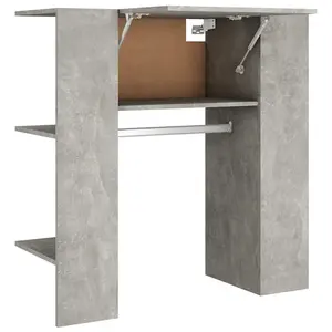 Berkfield Hallway Cabinet Concrete Grey 97.5x37x99 cm Engineered Wood