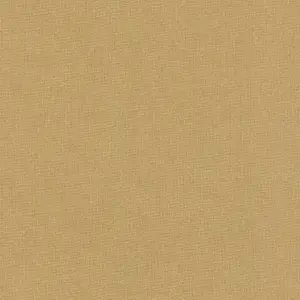 Grandeco Panama Plain Textured Linen Fabric Wallpaper, Mustard