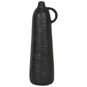 Decorative Vase MARKHA Metal Black