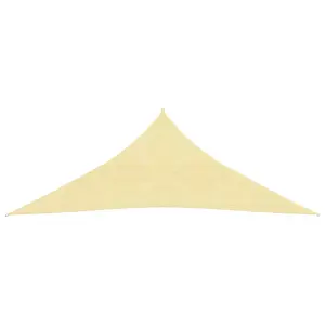 Berkfield Sunshade Sail 160 g/m2 Beige 4.5x4.5x4.5 m HDPE