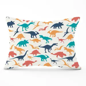 Multicoloured Dinosaurs Cushions 33cm x 48cm