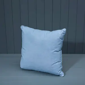 The Satchville Gift Company Handmade Cotton Cushion - Blue