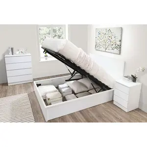 Birlea Oslo King Ottoman Bed White