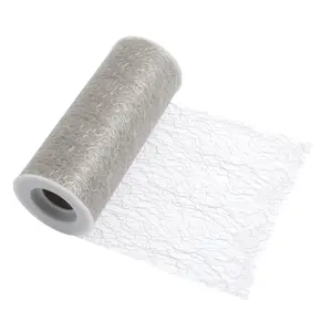 MESH TULLE 10MX15CM - Trim: Mesh Tulle: 10m x 15cm: Grey - Occasions -- Bulk