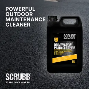 SCRUBB Patio & driveway cleaner, 5L Jerry can