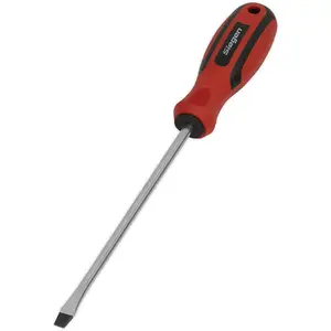 Ergonomic Slotted Screwdriver 6x150mm - Chrome Vanadium with Soft Grip Handle