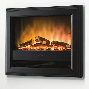 Dimplex Bach Optiflame Electric Fire with Wall Mounted Fitting - Black -