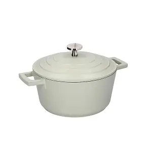 MasterClass Cast Aluminium 20cm Casserole Dish, Mint