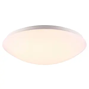 Nordlux Ask 36 IP44 Indoor Living Dining Kitchen Bedroom Ceiling Light In White (Diam) 36cm