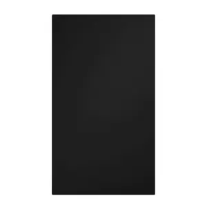 Ethos Matt black Standard Drawer end panel (H)680mm (W)595mm, Pack of 2