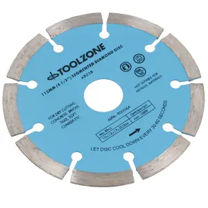 4-1/2in 115mm angle grinder diamond disc disk cutting brick stone