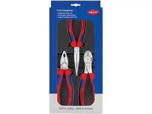 Knipex 00 20 11 Assembly Pack Pliers Set, 3 Piece KPX002011