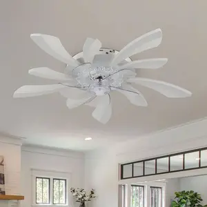 Annuska 78cm Ceiling Fan with LED Lights White