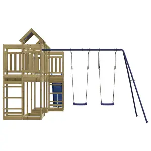 Berkfield Outdoor Playset Impregnated Wood Pine