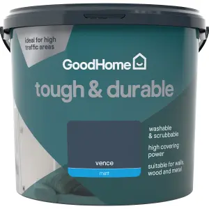 GoodHome Tough & Durable Vence Matt Emulsion paint, 5L