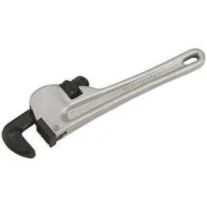 250mm Aluminium Alloy Pipe Wrench with High Carbon Steel Jaws for Precision Work