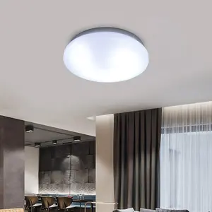 White 24W Modern Ultra Thin Round Acrylic Ceiling Light