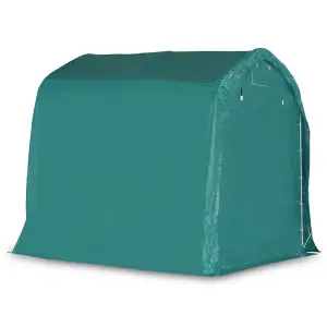 Berkfield Garage Tent PVC 2.4x2.4 m Green