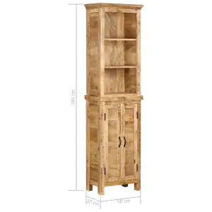 Berkfield Bookshelf 50x30x180 cm Solid Mango Wood