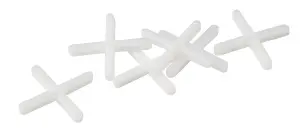 OX Trade Cross Shaped Tile Spacers (250 pcs) - 3mm