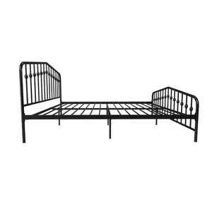 Holland Bed Frame Black / Double (4'6)