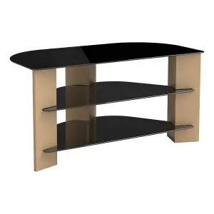 AVF Varano 90cm Oak and Black TV Stand