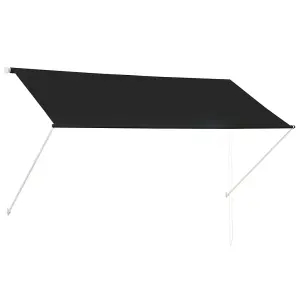 Berkfield Retractable Awning 250x150 cm Anthracite