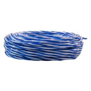 15m x2.70mm of strimmer/trimmer line,blue/white twist line gives you more cutting edge for cleaner and quicker cut