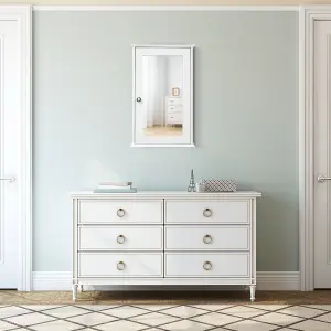 Costway Mirrored Bathroom Cabinet Wall Mount Storage Cabinet w/ Single Door