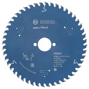 Bosch Professional Circular Saw Blade Expert for Wood - 190 x 30 x 2.6 mm, 48 Teeth