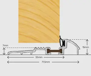 Exitex Oum/5 (Thermal Break) 1000mm - Gold