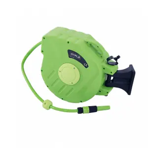 Oypla Garden Retractable Wall Mounted Hose Compact Reel 20M