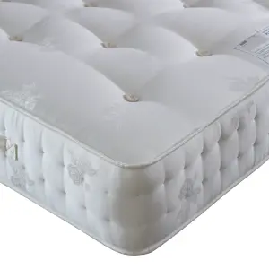 Signature Platinum 2000 Pocket Sprung Duckegg Plush Velvet Divan Set And Headboard Small Single