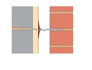 BPC Stainless Steel Cavity Wall Ties Type 4 - 225mm (Cavity Width 76-100mm)  Box of 250 Ties