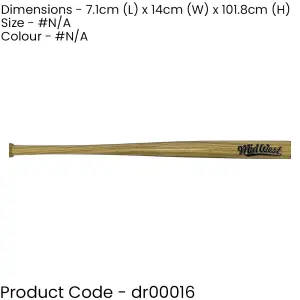 32 Inch Rubber Wood Baseball Bat & 9 Inch Ball Set - Premium Comfort Batting