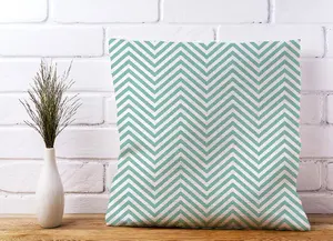 Geometric Chevron Pattern Cushions 45cm x 45cm