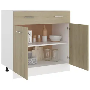 81.5cm Kitchen Pantry Sonoma Oak