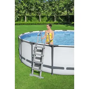 Bestway 14ft x 48in Steel Pro Max Pool Set Above Ground Swimming Pool