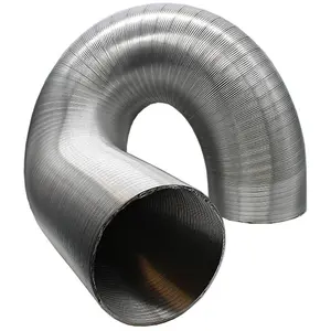 Kair Semi-Rigid Aluminium Hose 152mm Dia - 3 Metre Length Hose for Fans, Cooker Hoods and Ventilation