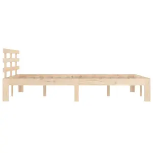 Berkfield Bed Frame Solid Wood 150x200 cm King Size