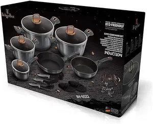 Berlinger Haus Moonlight Edition 15 Pieces Cookware Set GREY