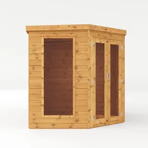 Mercia 11 x 7ft Premium Corner Summerhouse with Side Shed No