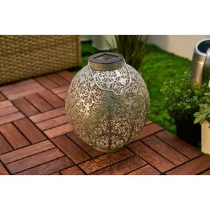 Normani 9.84'' Solar Powered Integrated LED Outdoor Lantern