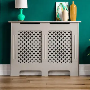 Vida Designs Oxford Medium Grey Radiator Cover