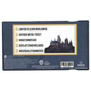 Harry Potter Limited Edition Replica Hogwarts Express Train Ticket