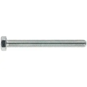 50 Pack M5 x 50mm Zinc Setscrews - Grade 8.8 Fully Threaded DIN 933