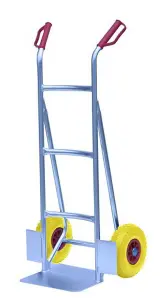 Aluminium Sack Truck - 120kg - with Puncture Proof Wheels