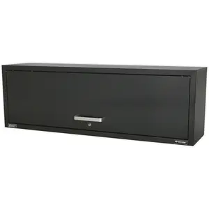 1550mm Heavy Duty Modular Wall Cabinet with Lock and Lift-Up Door for Secure Storage