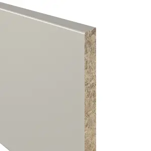 GoodHome Stevia Matt Sandstone Stone effect Square edge Matt sandstone slab Plinth, (L)2400mm