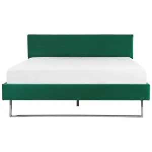 Velvet EU Super King Size Bed Green BELLOU